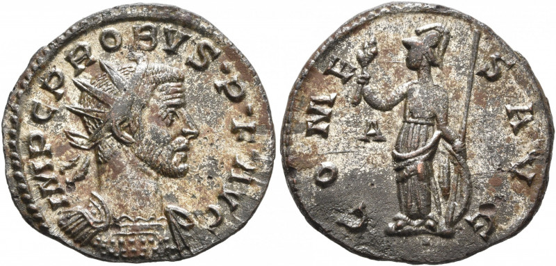 Probus, 276-282. Antoninianus (Silvered bronze, 21 mm, 3.01 g, 12 h), Lugdunum, ...