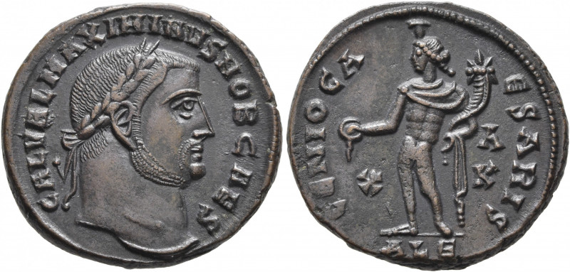 Maximinus II, as Caesar, 305-309. Follis (Bronze, 24 mm, 7.10 g, 6 h), Alexandri...