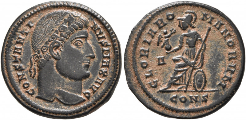 Constantine I, 307/310-337. Follis (Bronze, 20 mm, 2.92 g, 12 h), Constantinopol...