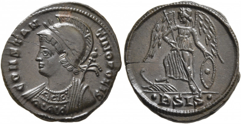 Commemorative Series, 330-354. Follis (Bronze, 18 mm, 2.48 g, 5 h), Siscia, 334-...