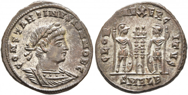 Constantine II, as Caesar, 316-337. Follis (Silvered bronze, 17 mm, 2.64 g, 12 h...