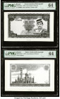 Brunei Government of Brunei 500 Dollars 1976 Pick UNL Front and Back Archival Proof PMG Choice Uncirculated 64 (2). Bradbury, Wilkinson & Company desi...