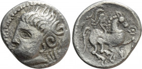 EASTERN EUROPE. Uncertain tribe. Drachm (Circa 2nd-1st century BC)