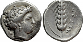 LUCANIA. Metapontion. Nomos (Circa 400-340   BC)