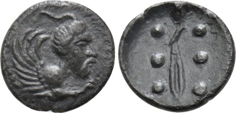 SICILY. Himera. Hemilitron (Circa 470-420 BC).

Obv: Forepart of winged, horne...