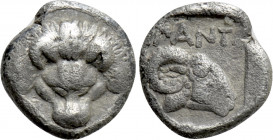CIMMERIAN BOSPOROS. Pantikapaion. Hemiobol (Circa 390-380 BC)