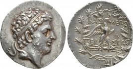 KINGS OF MACEDON. Perseus (179-168 BC). Tetradrachm. Pella or Amphipolis. Au-, mintmaster