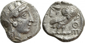 ATTICA. Athens. Tetradrachm (Circa 400/390-353 BC)