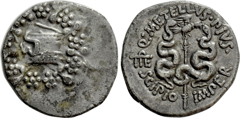MYSIA. Pergamon. Q. Caecilius Metellus Pius Scipio (Imperator and Proconsul of S...