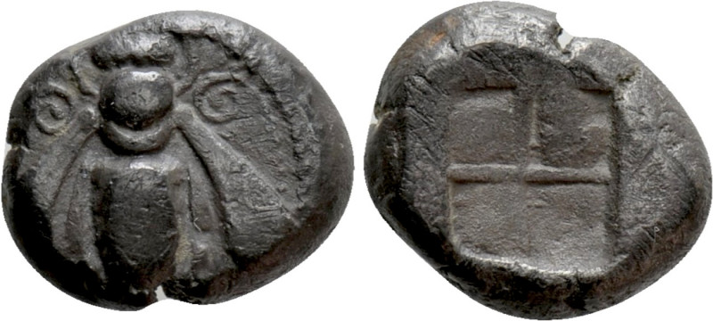 IONIA. Ephesos. Drachm (Circa 500-420 BC). 

Obv: Bee; tendrils above.
Rev: Q...