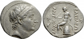 SELEUKID KINGDOM. Antiochos III 'the Great' (222-187 BC). Tetradrachm. Uncertain mint (Laodikeia ad Mare?)