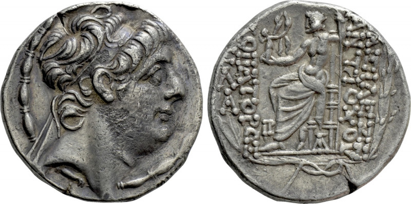 SELEUKID KINGDOM. Antiochos IX Eusebes Philopator (Kyzikenos) (114/3-95 BC). Tet...