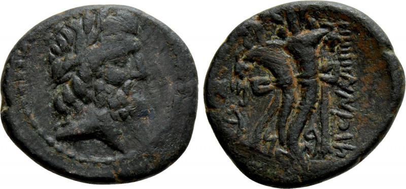 PHOENICIA. Marathos. Ae (130/29-24/3 BC). Dated CY 148 (112/1 BC). 

Obv: Laur...