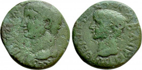 THRACE. Abdera. Claudius with Divus Augustus (41-54). Ae