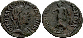 PHRYGIA. Hierapolis. Pseudo-autonomous. Time of Valerian I and Gallienus (253-260). Ae. Homonoia issue with Sardis