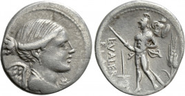 L. VALERIUS FLACCUS. Denarius (108-107 BC). Rome