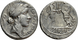 C. SERVILIUS C.F. Denarius (53 BC). Rome