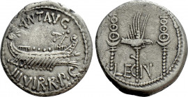 MARK ANTONY. Denarius (32-31 BC). Patrae(?)
