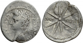 AUGUSTUS (27 BC-14 AD). Denarius. Uncertain mint in Spain (Colonia Caesaraugusta?)