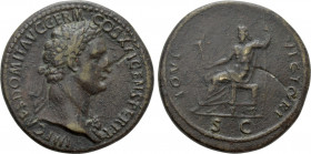 DOMITIAN (81-96). Sestertius. Rome