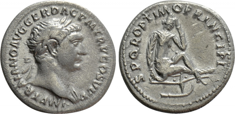 TRAJAN (98-117). Denarius. Rome. 

Obv: IMP TRAIANO AVG GER DAC P M TR P COS V...