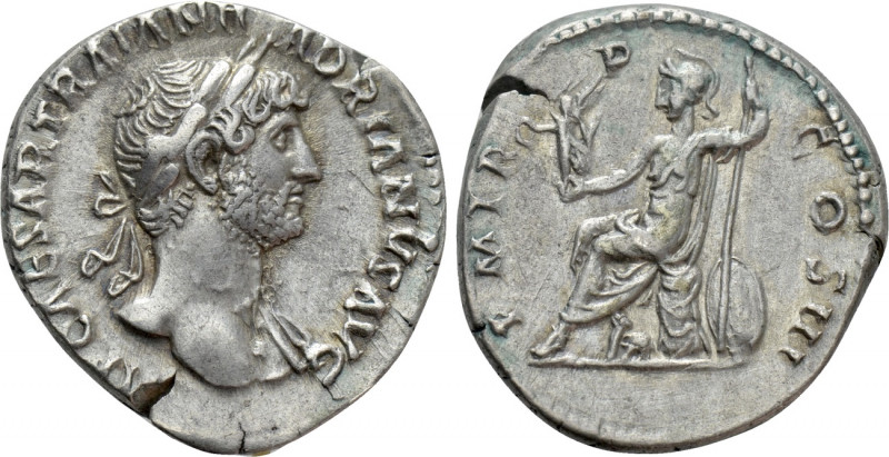 HADRIAN (117-138). Denarius. Rome. 

Obv: IMP CAESAR TRAIAN HADRIANVS AVG. 
L...