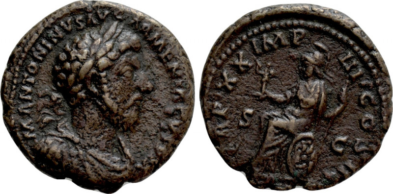 MARCUS AURELIUS (161-180). As. Rome. 

Obv: M ANTONINVS AVG ARMENIACVS P M. 
...