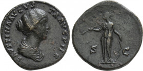 FAUSTINA II (Augusta, 147-175). Sestertius. Rome
