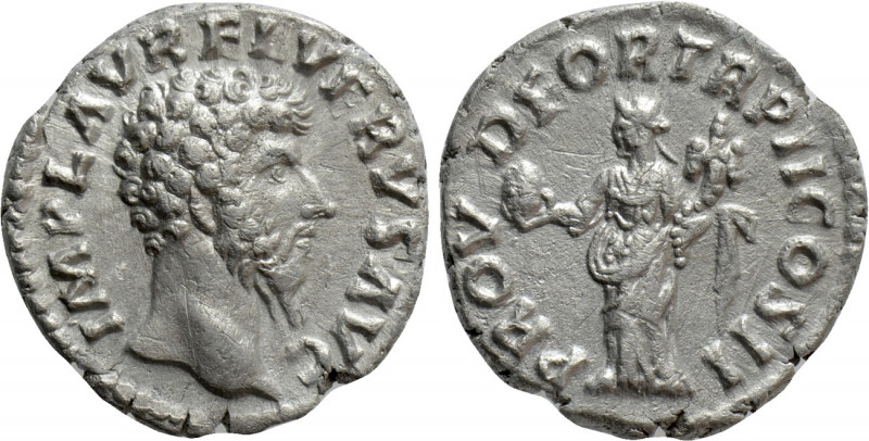 LUCIUS VERUS (161-169). Denarius. Rome. 

Obv: IMP L AVREL VERVS AVG. 
Bare h...