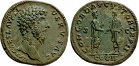 LUCIUS VERUS (161-169). Sestertius. Rome
