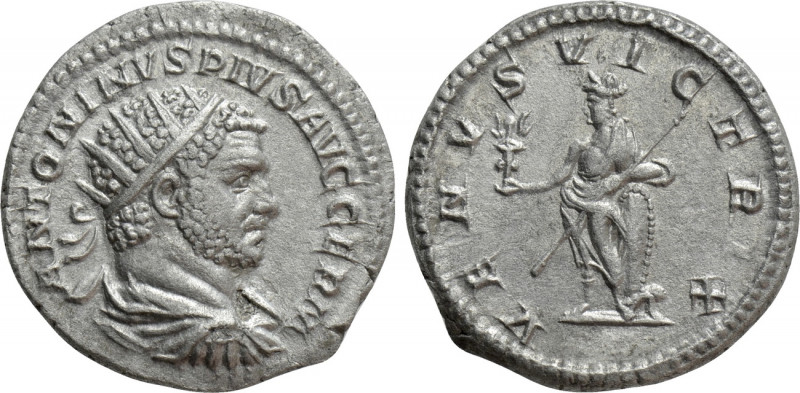 CARACALLA (198-217). Antoninianus. Rome. 

Obv: ANTONINVS PIVS AVG GERM. 
Rad...