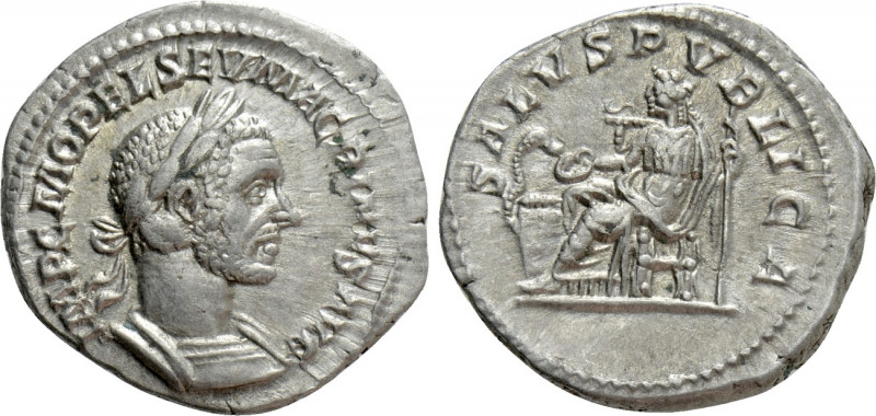 MACRINUS (217-218). Denarius. Rome. 

Obv: IMP C M OPEL SEV MACRINVS AVG. 
La...