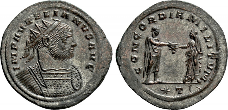 AURELIAN (270-275). Antoninianus. Siscia. 

Obv: IMP AVRELIANVS AVG. 
Radiate...