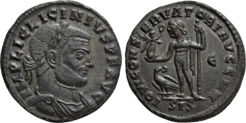 LICINIUS I (308-324). Follis. Siscia. 

Obv: IMP LIC LICINIVS P F AVG. 
Laure...