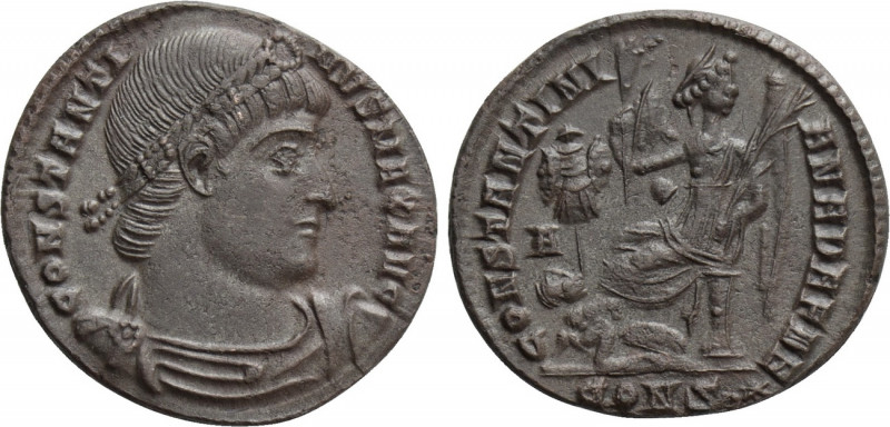 CONSTANTINE I 'THE GREAT' (307/10-337). Follis. Constantinople. 

Obv: CONSTAN...