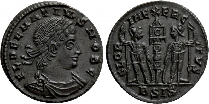 DELMATIUS (Caesar, 335-337). Follis. Siscia. 

Obv: FL DELMATIVS NOB C. 
Laur...