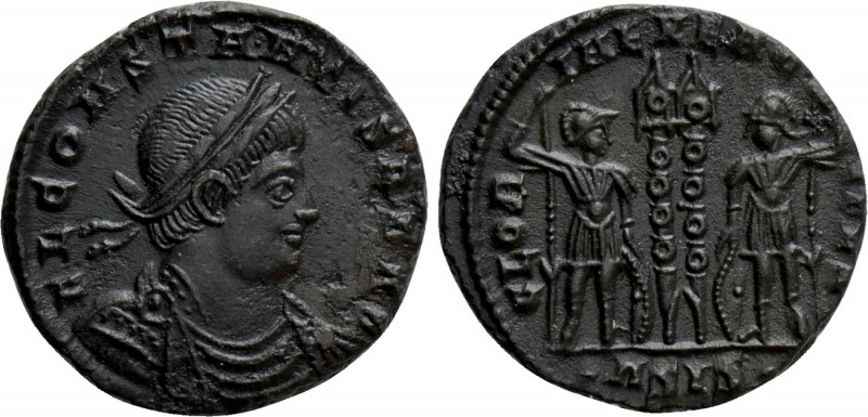 CONSTANS (Caesar, 333-337). Follis. Siscia. 

Obv: FL CONSTANTIS BEA C. 
Laur...