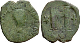 JUSTIN I & JUSTINIAN I (527). Follis. Constantinople