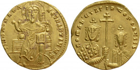 ROMANUS I LECAPENUS (920-944). GOLD Solidus. Constantinople