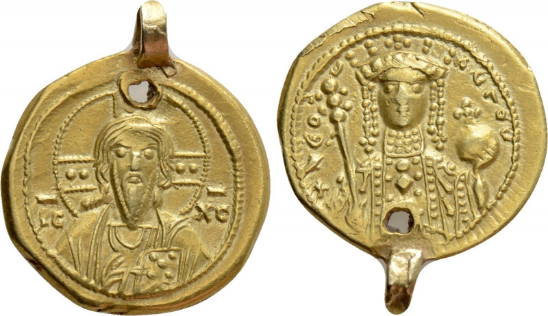 THEODORA (1055-1056). GOLD Tetarteron Nomisma. Constantinople. 

Obv: IC XC. ...