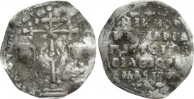 NICEPHORUS III BOTANIATES with MARIA (1078-1081). Miliaresion. Constantinople