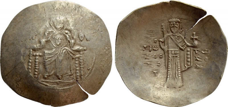 ALEXIUS I COMNENUS (1081-1118). EL Aspron Trachy. Constantinopolis. 

Obv: MP ...