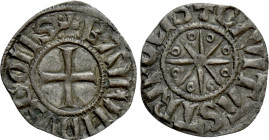CRUSADERS. Tripoli. Bohemond IV (1187-1233). Denier