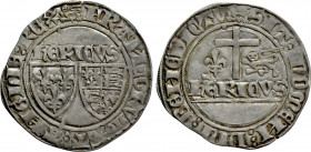 FRANCE. Henry VI (1422-1453). BI Grand blanc aux écus. Rouen