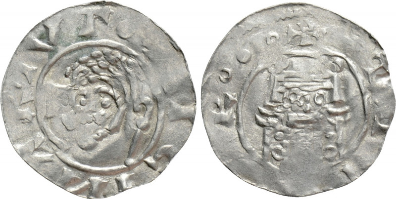 NETHERLANDS. Tiel. Heinrich IV (1056-1106). Denar. 

Obv: Head right; crosier ...