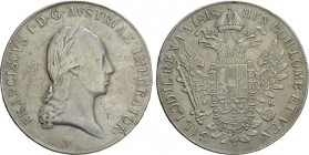 AUSTRIA. Franz I (1804-1835). Taler (1818-V). Venice