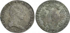 AUSTRIA. Franz I (1804-1835). 1/2 Taler (1815-A). Vienna