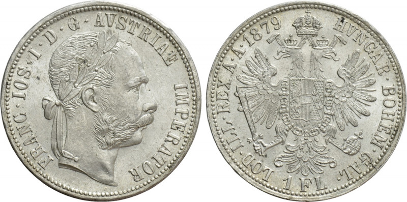 AUSTRIAN EMPIRE. Franz Joseph I (1848-1916). 1 Gulden / 1 Florin (1879). Vienna ...