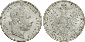 AUSTRIAN EMPIRE. Franz Joseph I (1848-1916). 1 Gulden / 1 Florin (1879). Vienna (Wien)