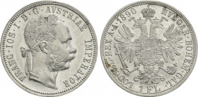 AUSTRIAN EMPIRE. Franz Joseph I (1848-1916). 1 Gulden / 1 Florin (1890). Vienna (Wien)